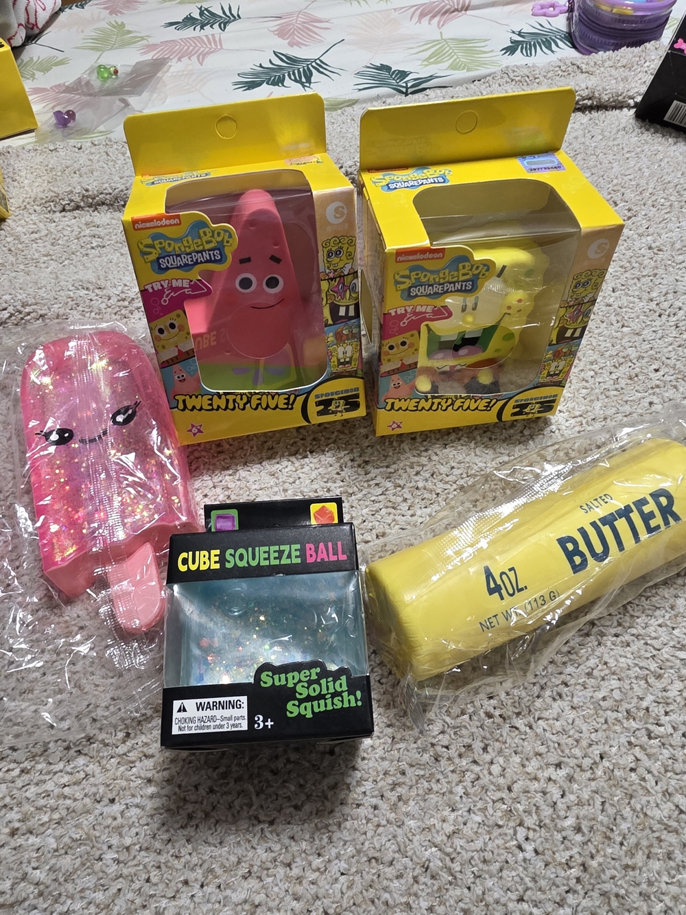 Viral Squishy Bundle Spongebob